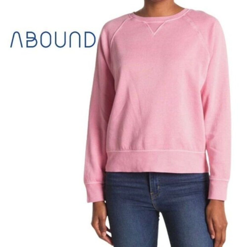 ABOUND Women's Crewneck Raglan Sleeve Pullover Sweater NWT‎